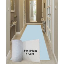 BK Teknoloji 5'li Paket Çok Amaçlı Halı Kaydırmaz Zemin Kaplama Örtüsü 50X100Cm