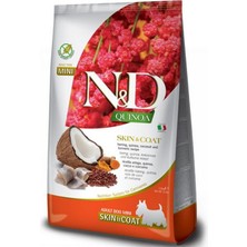 N&D Nd Quinoa Skin  Coat Ringa Balıklı Mini Yetişkin Köpek Maması 2500 kg