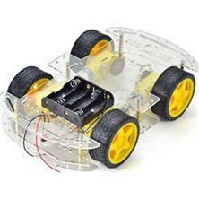 Rob Ada  4WD Çok Amaçlı Mobil Robot Platformu - Şeffaf