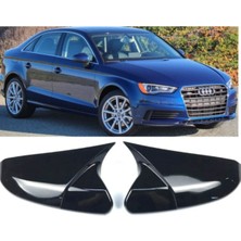 STS Oto Aksesuar Audi A3 8V Yarasa Ayna Kapağı Pinao Black