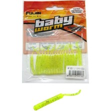 Fujin Baby Worm 5.2 cm Floating Lrf Silikonu Yellow