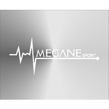 Oto Sticker Renault Megane 2 Nabız Kalp Atışı Sticker 2 Adet