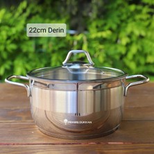 Pembiş Dükkan Sofram 22 cm Derin Tencere 4.4 Lt