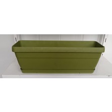 Poliwork Manolya Balkon Saksısı 40 Y.yeşil