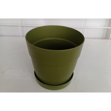 Poliwork Tabaklı Plastik Saksı 1,1 Lt 130*125 Mm