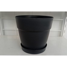 Poliwork Tabaklı Plastik Saksı 4 Lt 200*190 Mm