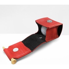 Zwinz Golf Top Çanta Topları Kırmızı Tutmak Için Döngü Tokası Depolama Çantası Tutucu Torbası (Yurt Dışından)