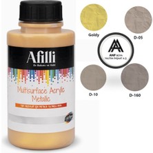 Afilli Multisurface Akrilik Metallic 120 ml D-160