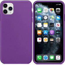 Apple iPhone 11 Pro Kılıf Lansman Silikon Mat Yüzey Içi Kadife Kapak Tpu