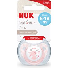 Nuk Baby Rose Silikon Emzik 6-18 Ay 736395 Pembe