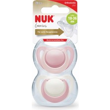 Nuk Genius Silikon Emzik 18-36 Ay 2li 739413 Pembe