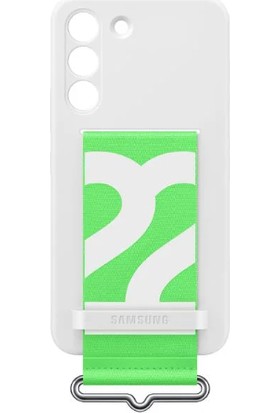 Samsung Galaxy S22 Plus Kordonlu Silikon Kılıf - Beyaz EF-GS906TWEGWW
