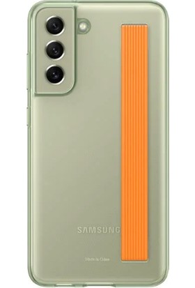 Samsung Galaxy S21 Fe Clear Strap Kılıf - Nane