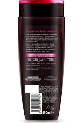 Elseve Dökülme Karşıtı Saç Bakım Seti - Komple Direnç Bakım Şampuanı 450 Ml X3 & Saç Bakım Kremi 175 Ml