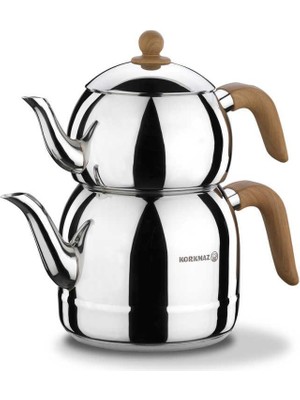 Korkmaz A196 Retro Çaydanlık Takımı