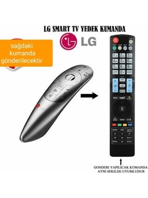 Iron Star LG Smart TV ve Philips Uyumlu Yedek Kumanda – Sihirli Mouse Fonksiyonlu, Kızılötesi Bağlantı Destekli