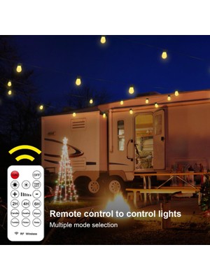 Ultrasike 49FT LED Lamba Dize Bahçe Düğün Noel Peri Işıkları Uzaktan Kumanda (Yurt Dışından)