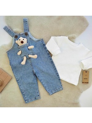 Bubito 2'li Bebek Slopet Takım Mavi Renkli Erkek Çocuk 9 - 12 Ay İçin Rahat Hareket