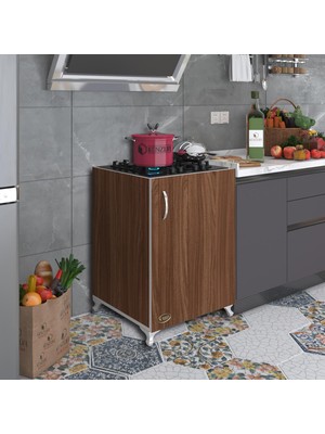 Kenzlife ocak dolabı kamuran cvz 85*60*56 hazır mutfak ankastre gömme ocak için arkalıksız