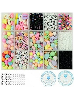 Yiğit Aksesuar Hobi Başlangıç Boncuk Takı Yapım Seti 2