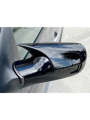 OtoDonatım Renault Megane 2 Piano Black Batman Model Plastik Ayna Kapağı – Şık ve Dayanıklı Tasarım