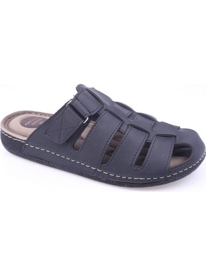 Apella Baron 2208 Erkek Ortopedik Önü Kapalı Günlük Terlik