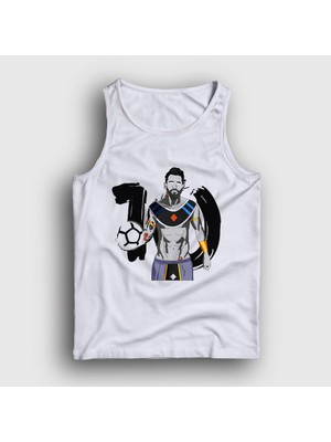 Presmono Unisex Beyaz 10 Soccer Futbol Lionel Messi Atlet
