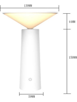 SLD Modern Akülü Bar Masa Lambaları Dokunmatik Karartma Yatak Odası Taşınabilir LED USB Şarj Edilebilir Masa Lambası Başucu Çalışma Standı Işık Armatürleri | LED Masa Lambaları