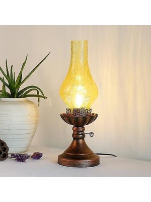 SLD Lambalar Retro Kerosen Lambası LED Masa Lambası