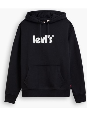 Levi's Levi's  Erkek Kapüşonlu Siyah Erkek Sweatshirt - A2827-0040