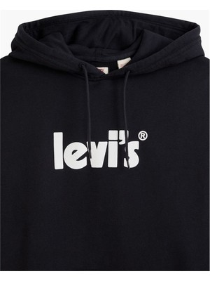 Levi's Levi's  Erkek Kapüşonlu Siyah Erkek Sweatshirt - A2827-0040