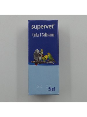 Supervet Süs Kuşları Için Çinko Ç Solisyon 20 ml