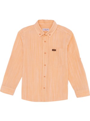 U.S. Polo Assn. Erkek Çocuk Kavun Desenli Gömlek 50249563-VR202