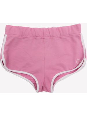 Ozmoz Kız Çocuk Spor Kesim Pembe Şort