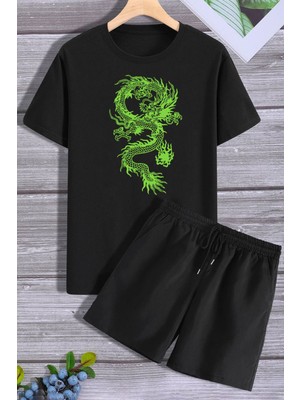 Trendypassion Ejder Şort T-Shirt Eşofman Takımı