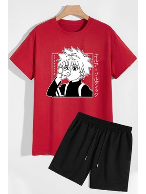 Anime Şort T-Shirt Eşofman Takımı