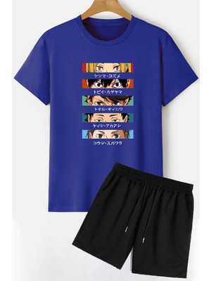 Trendypassion Anime Şort T-Shirt Eşofman Takımı