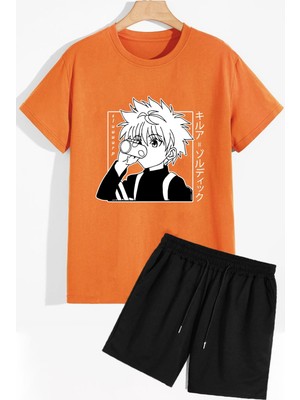 Anime Şort T-Shirt Eşofman Takımı