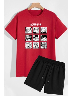 Trendypassion Anime Şort T-Shirt Eşofman Takımı
