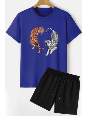 Trendypassion Tiger Şort T-Shirt Eşofman Takımı