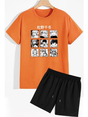 Trendypassion Anime Şort T-Shirt Eşofman Takımı