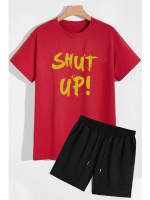 Trendypassion Shut Up Şort T-Shirt Eşofman Takımı