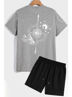 Trendypassion Pusula Şort T-Shirt Eşofman Takımı
