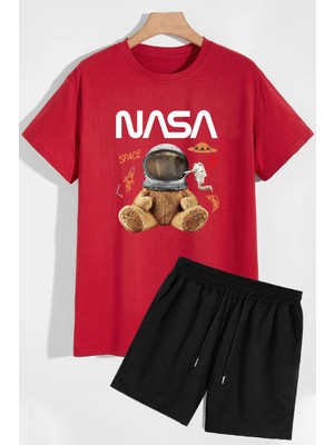 Trendypassion Nasa Şort T-Shirt Eşofman Takımı