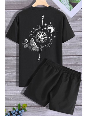 Trendypassion Pusula Şort T-Shirt Eşofman Takımı