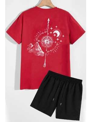 Trendypassion Pusula Şort T-Shirt Eşofman Takımı