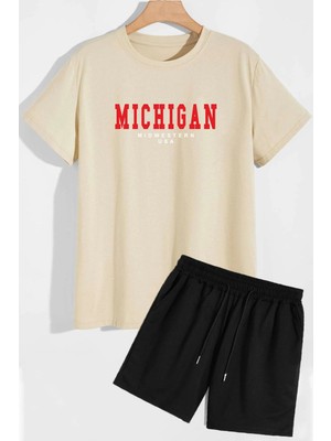 Trendypassion Michigan Şort T-Shirt Eşofman Takımı