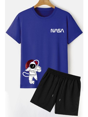 Trendypassion Nasa Şort T-Shirt Eşofman Takımı