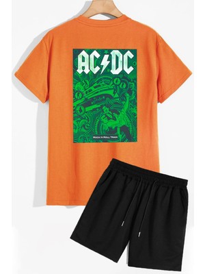 Trendypassion Acdc Şort T-Shirt Eşofman Takımı