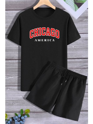 Trendypassion Chiago Şort T-Shirt Eşofman Takımı